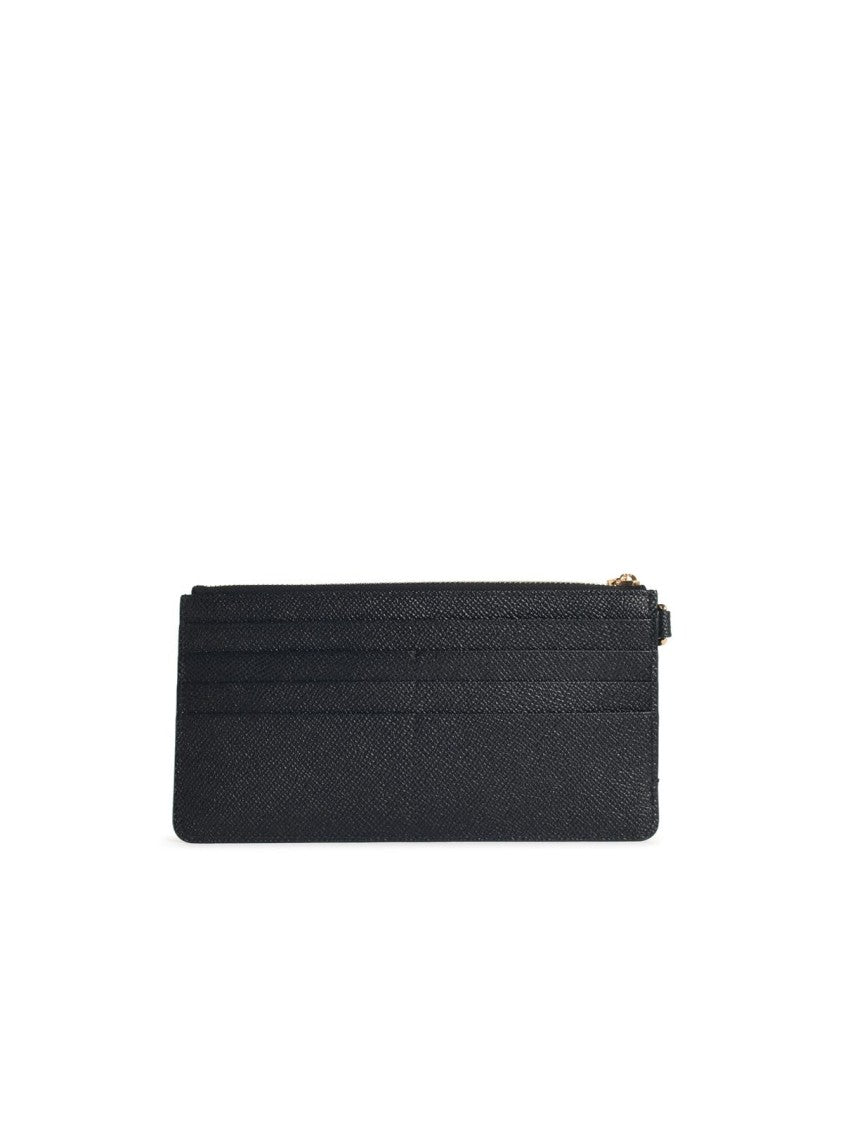 Dolce & Gabbana Black Leather Cardholder