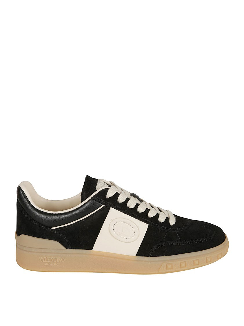 Valentino Garavani Low-Top Sneakers In Split Calfskin