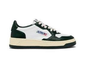 Autry Low-Top Sneakers With Textured And Smooth Leather Design