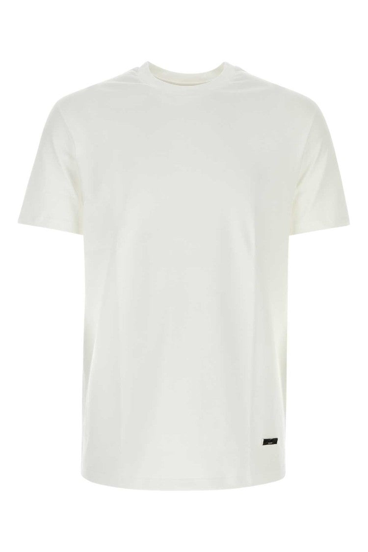 Jil Sander White Cotton T-Shirt
