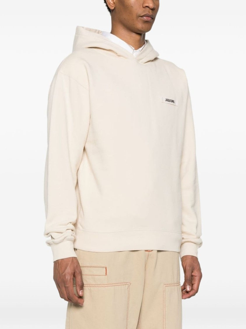 Jacquemus Relaxed-Fit Hooded Sweatshirt With Minimalist Design