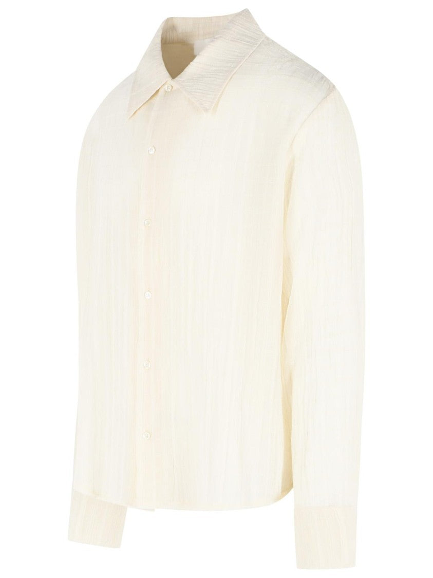 Séfr 'Ignacio' 'Cloud White' Cotton Shirt