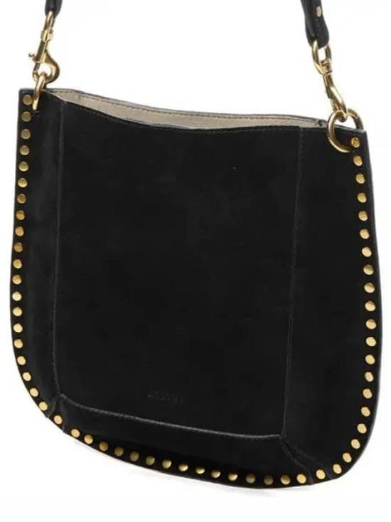 Isabel Marant Smooth Leather Shoulder Bag With Metallic Studs