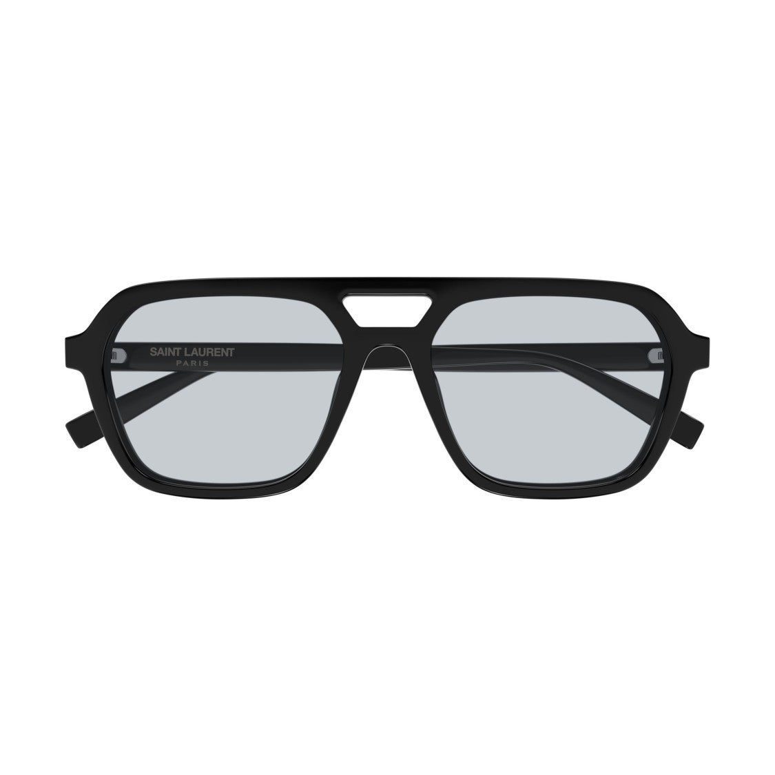 Saint Laurent Oversized Square Frame Sunglasses With Cut-Out Bridge