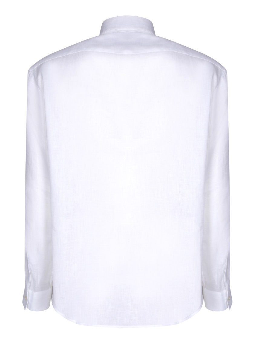 Dell'oglio White Linen Shirts