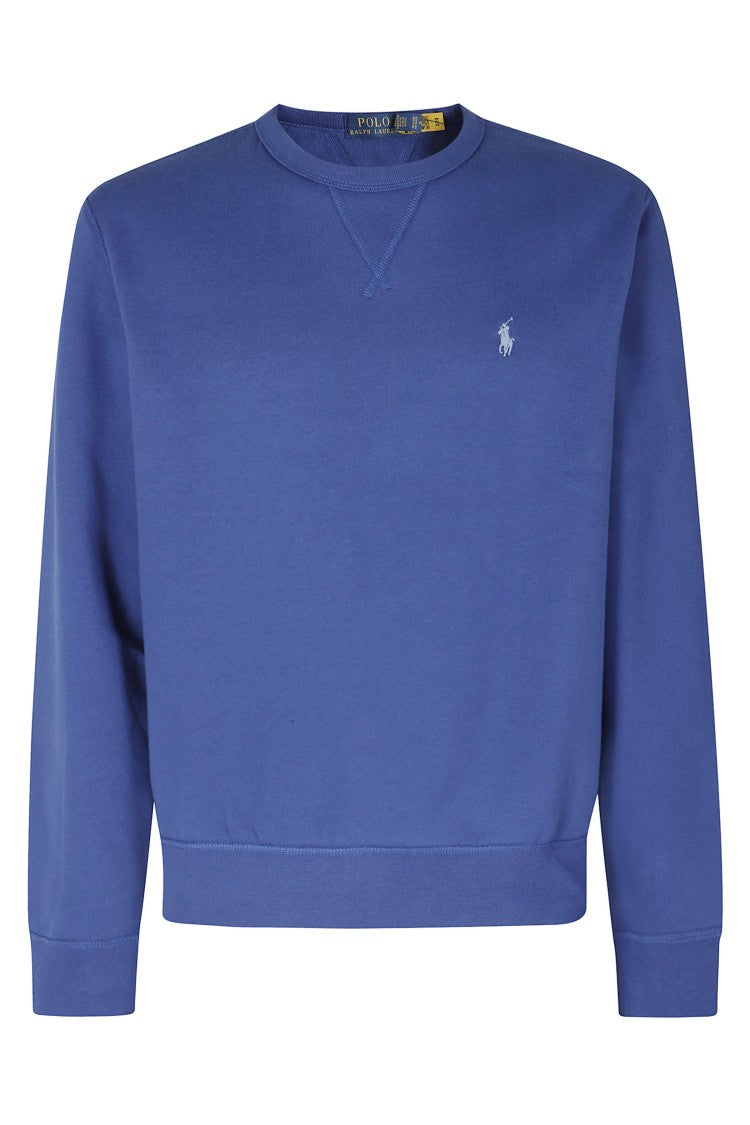 Polo Ralph Lauren Blue Yacht Logo Cotton-Blend Sweatshirt