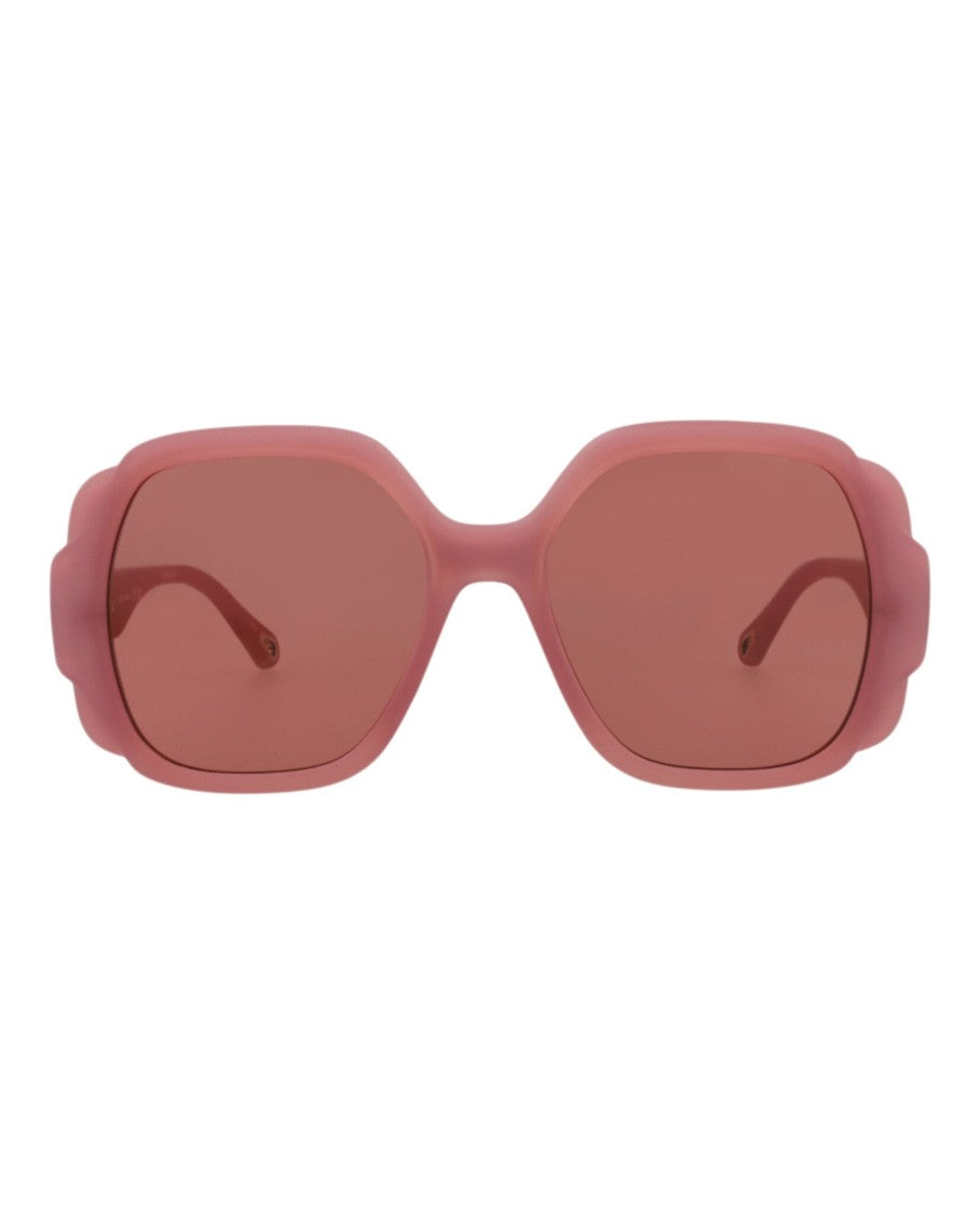 Chloé Round-Frame Recycled Injection Sunglasses