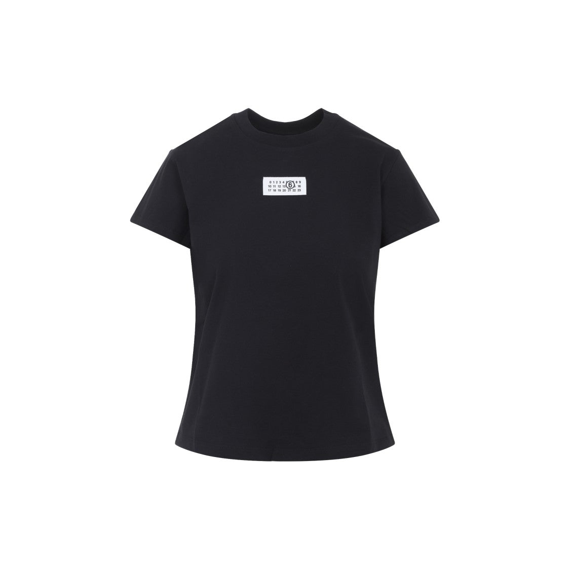Mm6 By Maison Margiela Black Cotton T-Shirt