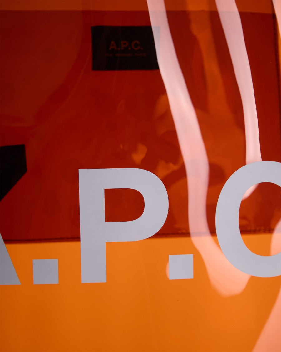 A.P.C. Lou Tote Shoulder Bag In Dark Brown