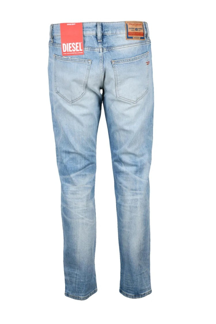 Diesel D-Strukt Slim Fit Jeans - Light Blue