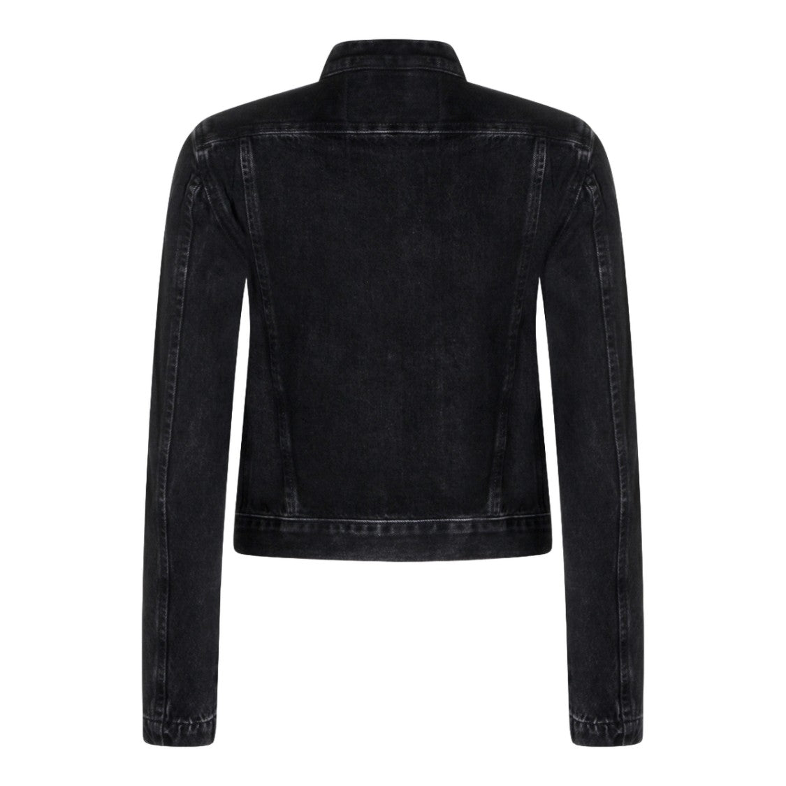 Diesel Fitted Black Denim Jacket