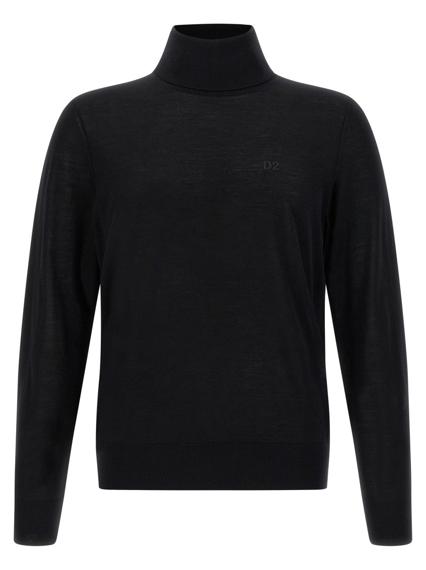 Dsquared2 Wool Turtleneck Sweater