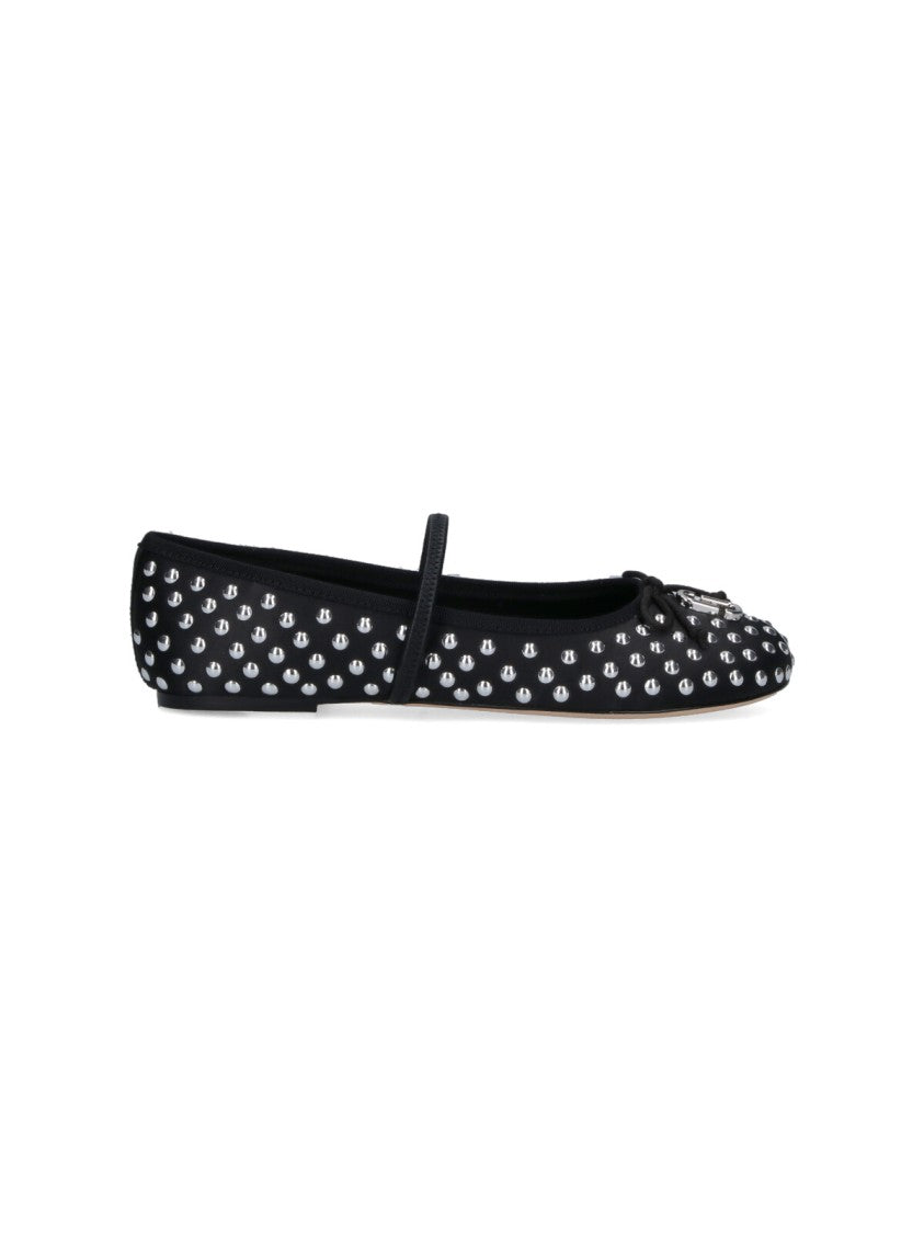 Marc Jacobs The Studded Sabrina Ballet Flats – Black