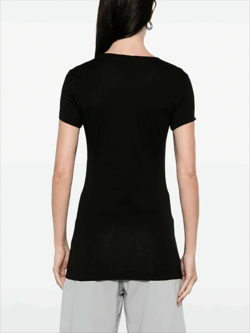 Lemaire Fitted Short-Sleeve Cotton T-Shirt With Round Neckline
