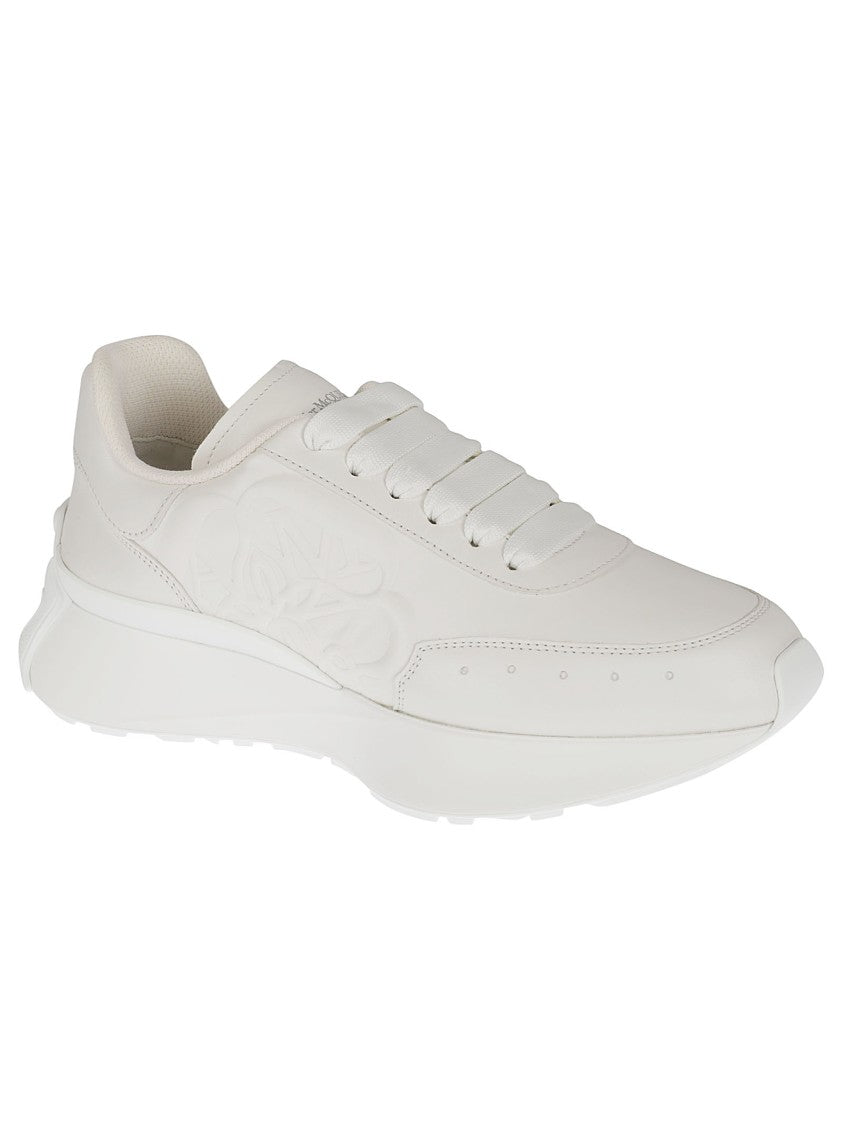 Alexander Mcqueen Smooth Leather Low-Top Sneakers