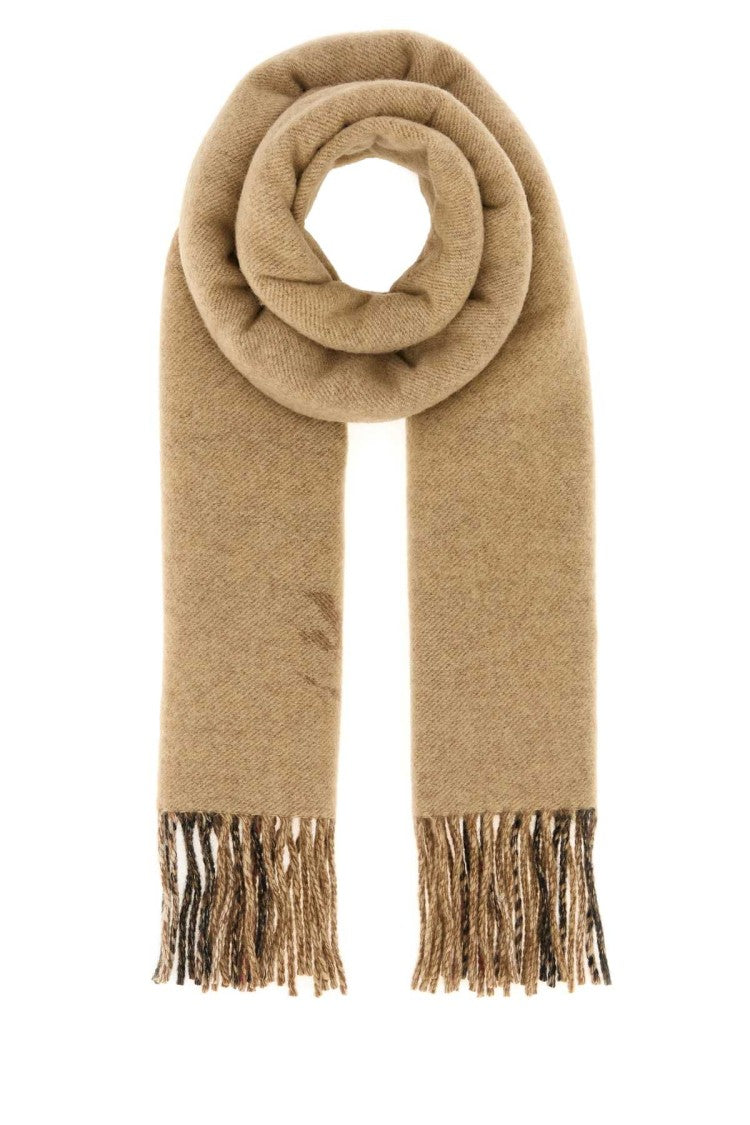 Burberry Beige Cashmere Reversible Scarf