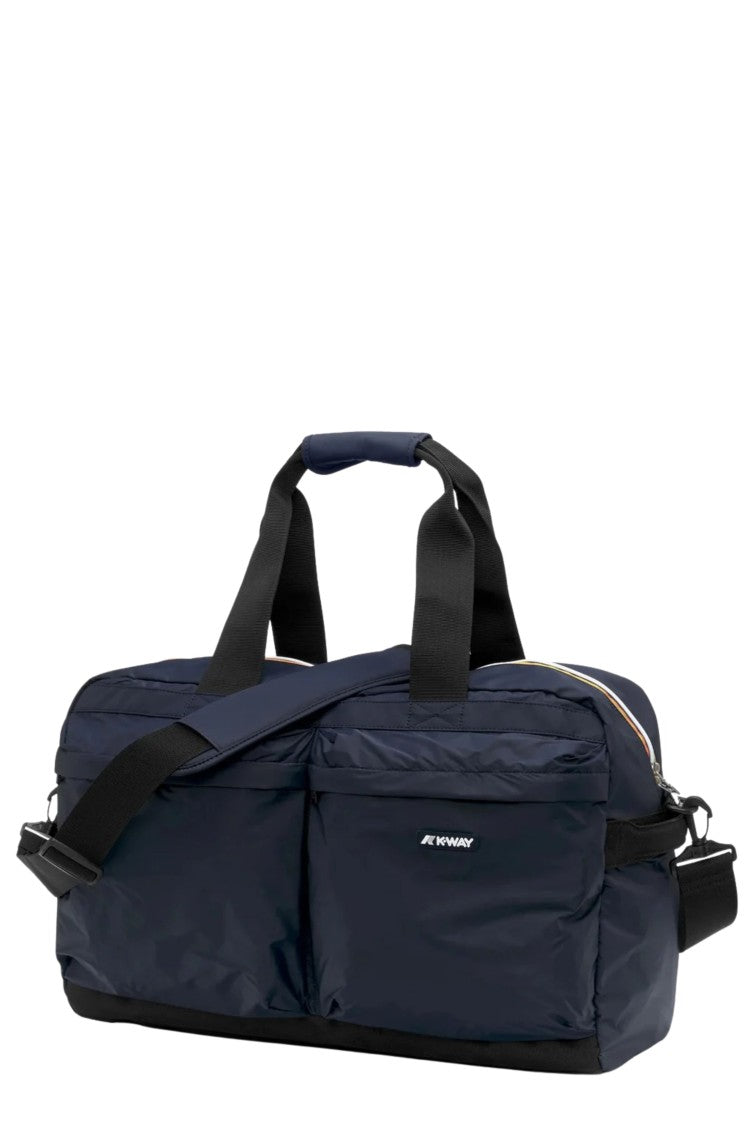 K-Way Blue Depth Ardelu Lightweight Nylon Duffle Bag