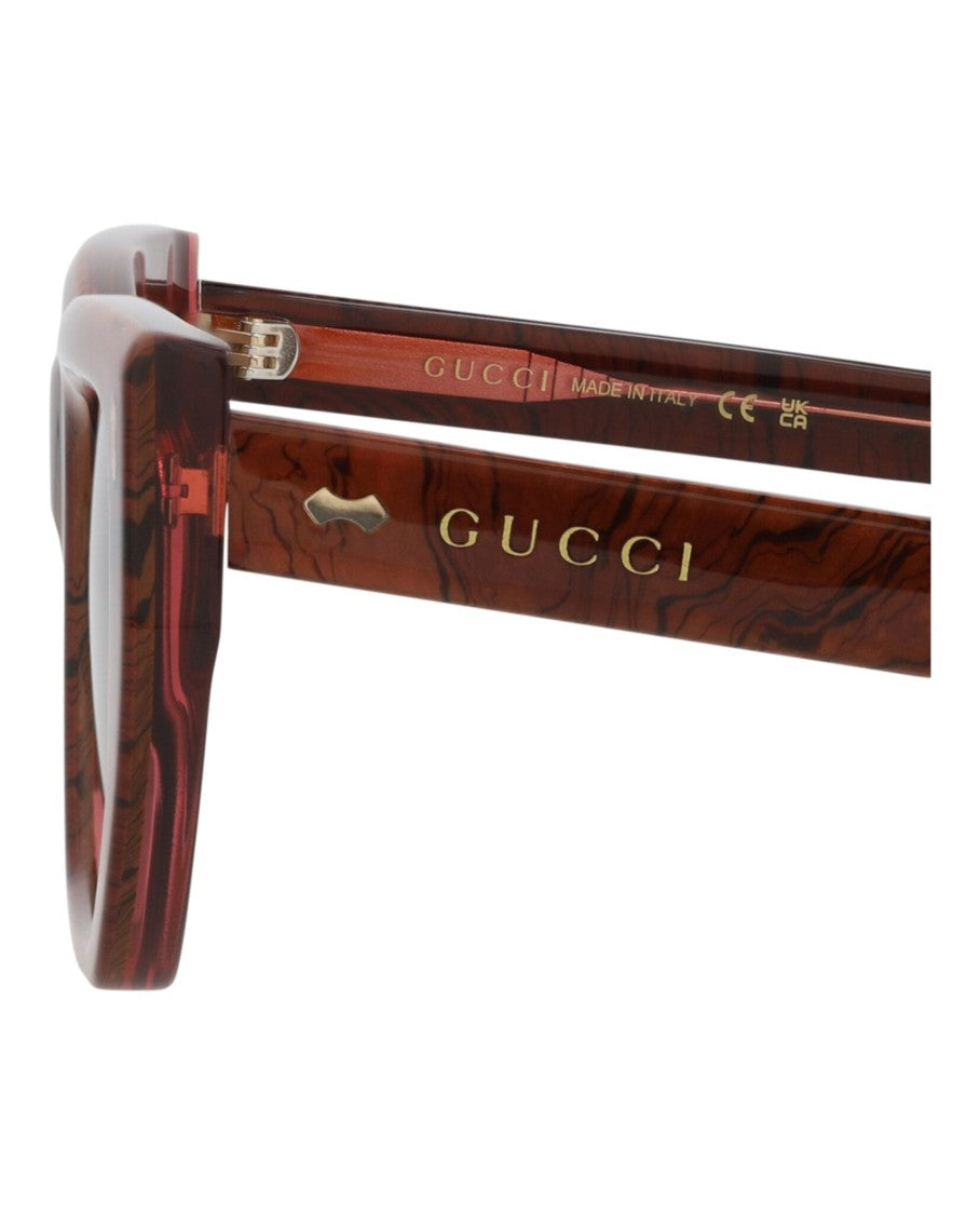 Gucci Cat Eye-Frame Recycled Acetate Sunglasses