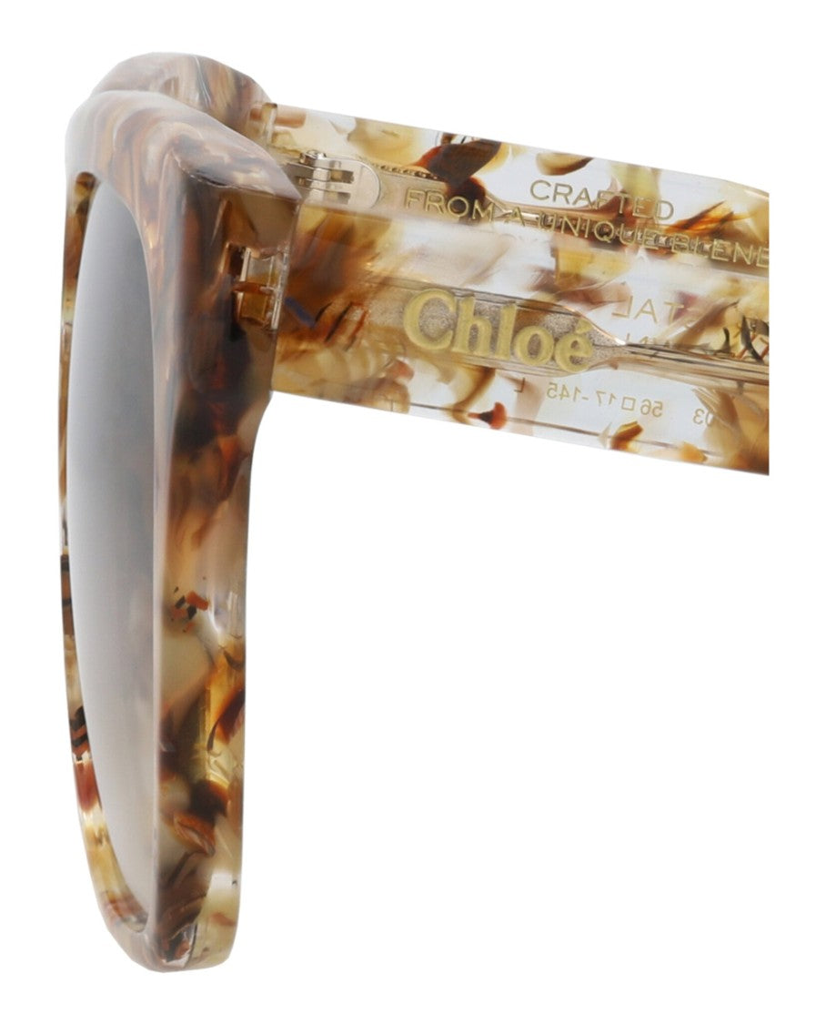 Chloé Square-Frame Recycled Acetate Sunglasses