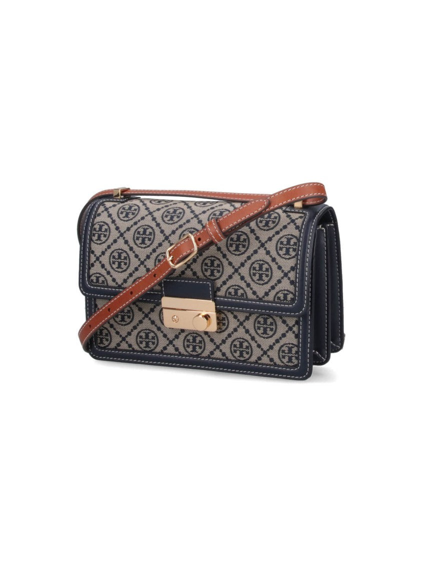 Tory Burch Structured Jacquard Shoulder Bag