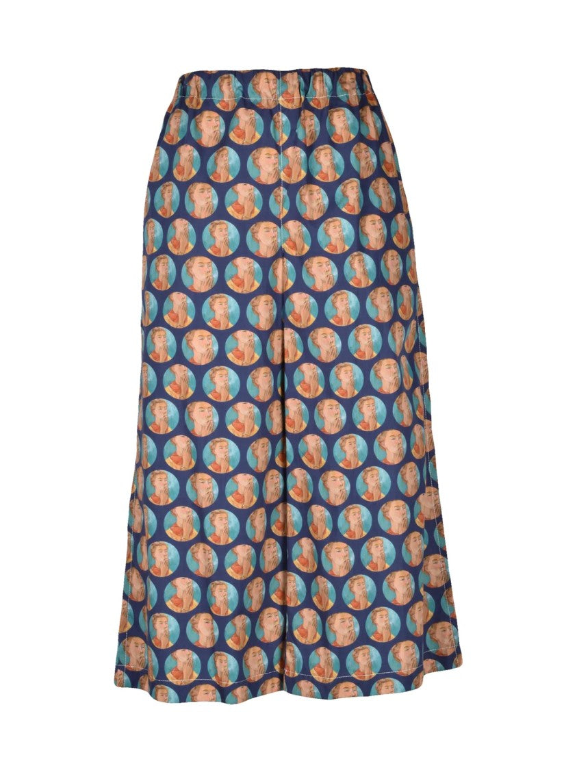 Comme Des Garçons Pinocchietto Trousers - Brown/Purple