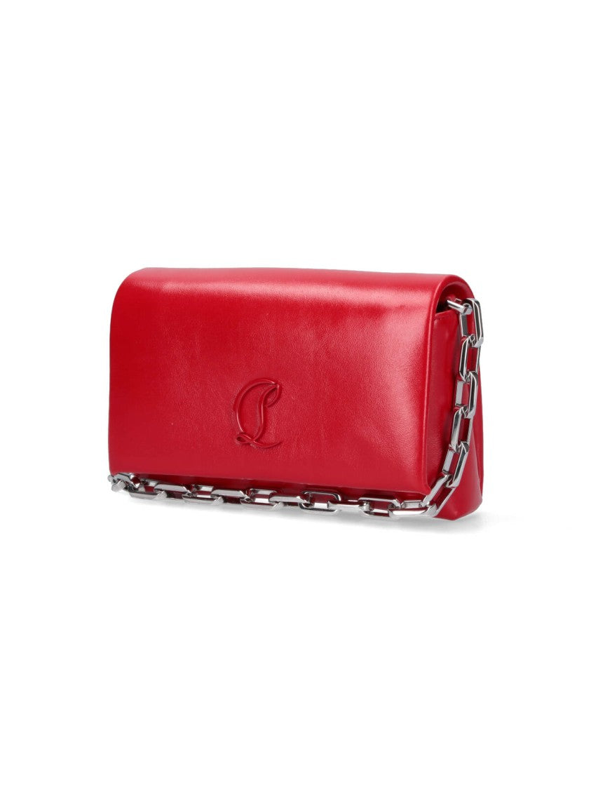 Christian Louboutin "Loubi54" Shoulder Bag – Red
