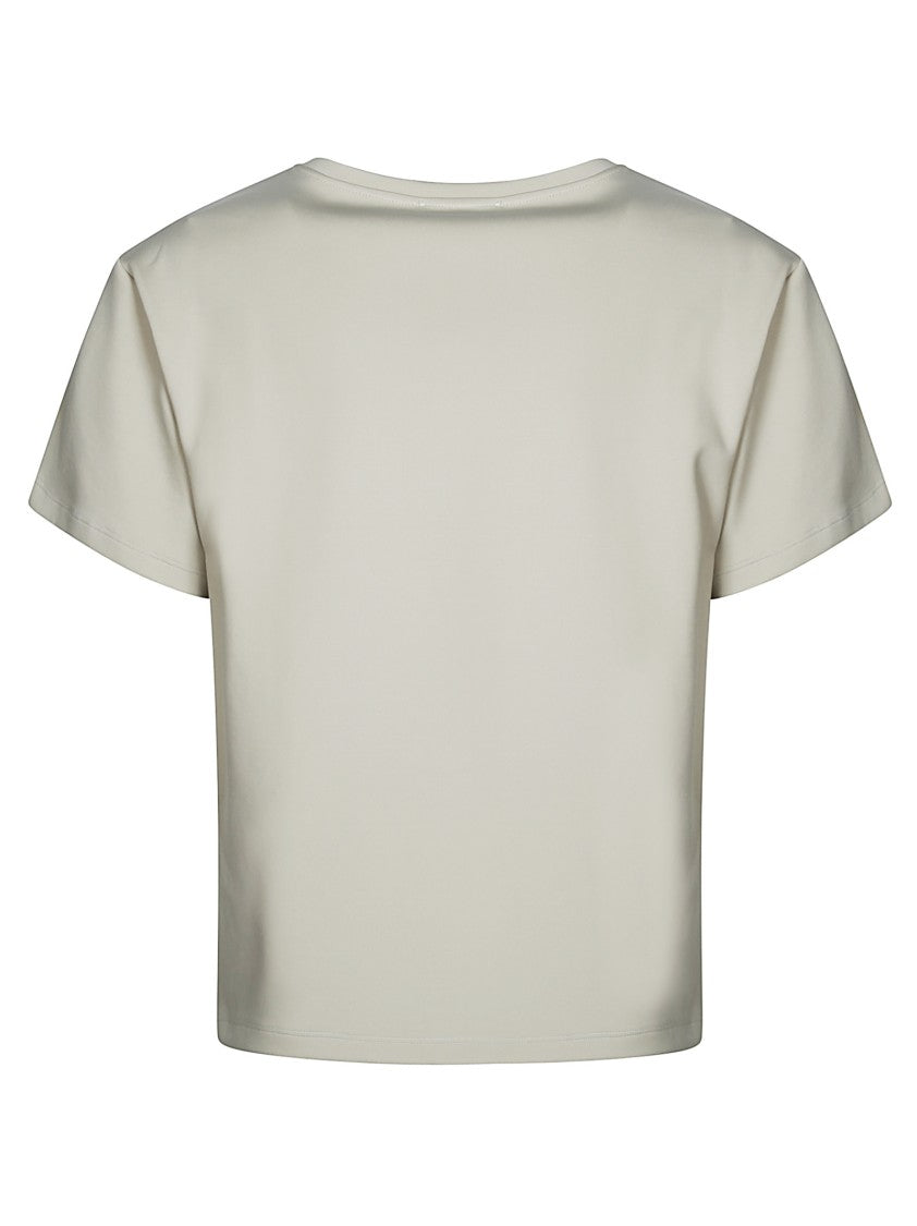 Max Mara Cropped Technical Jersey T-Shirt