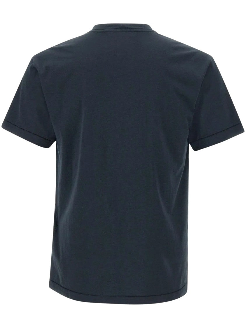 Stone Island Ss Patch Logo Cotton T-Shirt