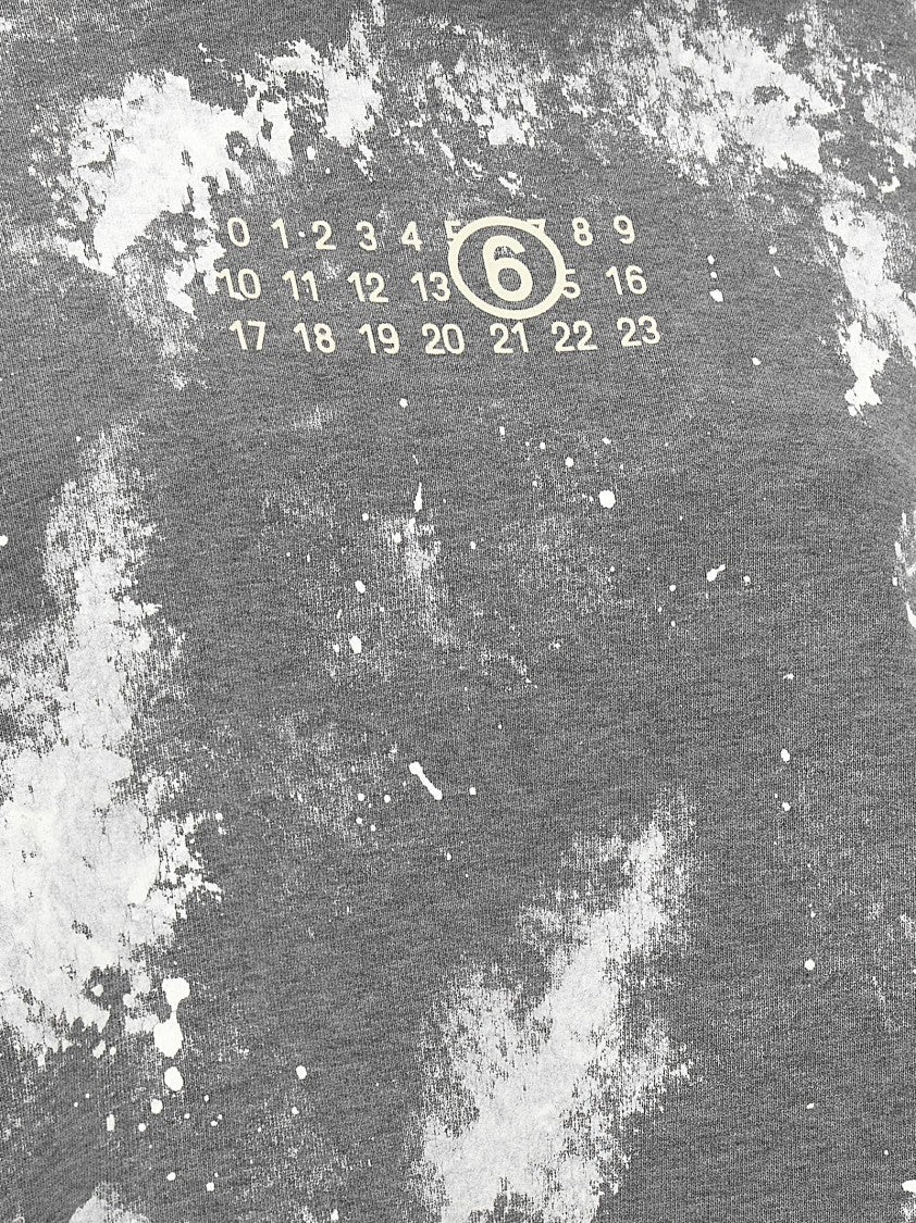 Mm6 By Maison Margiela 'Numeric Signature Mm6' Mélange Hoodie