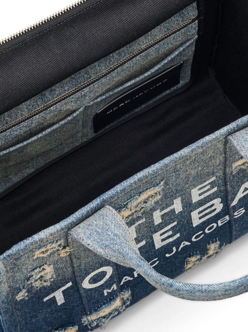 Marc Jacobs Distressed Denim Handbag