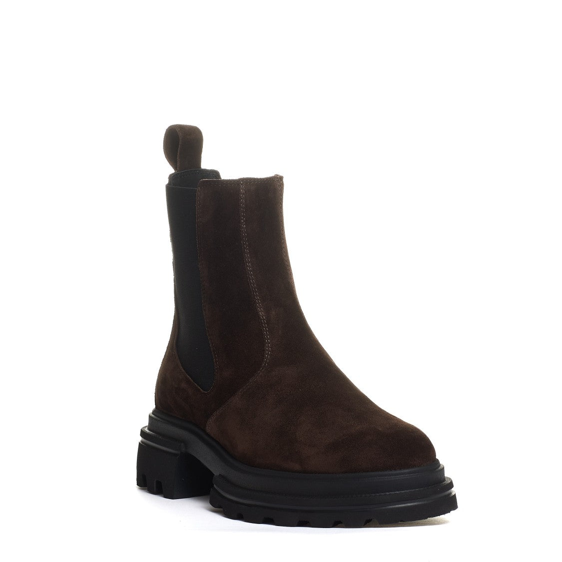 Hogan Chelsea Boot Elastic Suede Brown