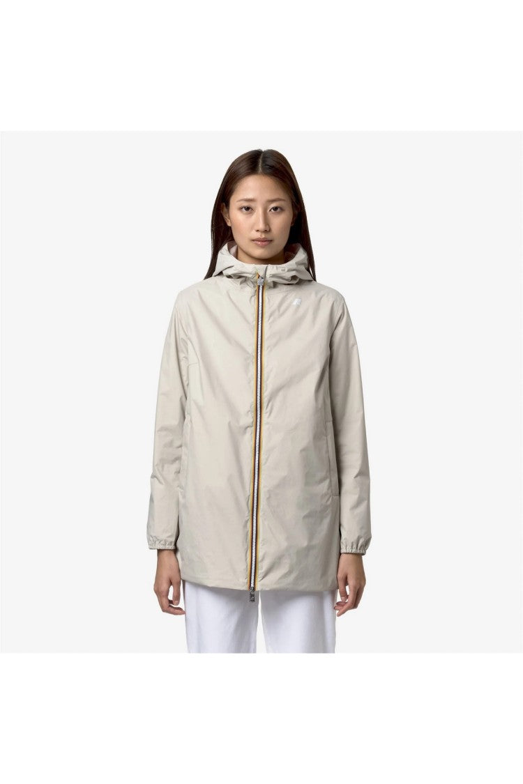 K-Way Multicolor Technical Nylon Zip-Up Jacket