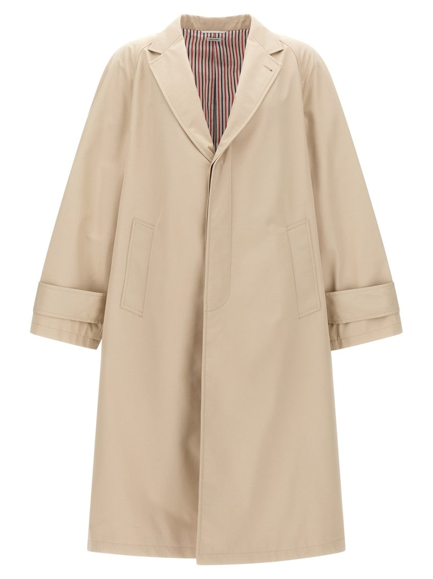 Thom Browne Water-Repellent Cotton Trench Coat