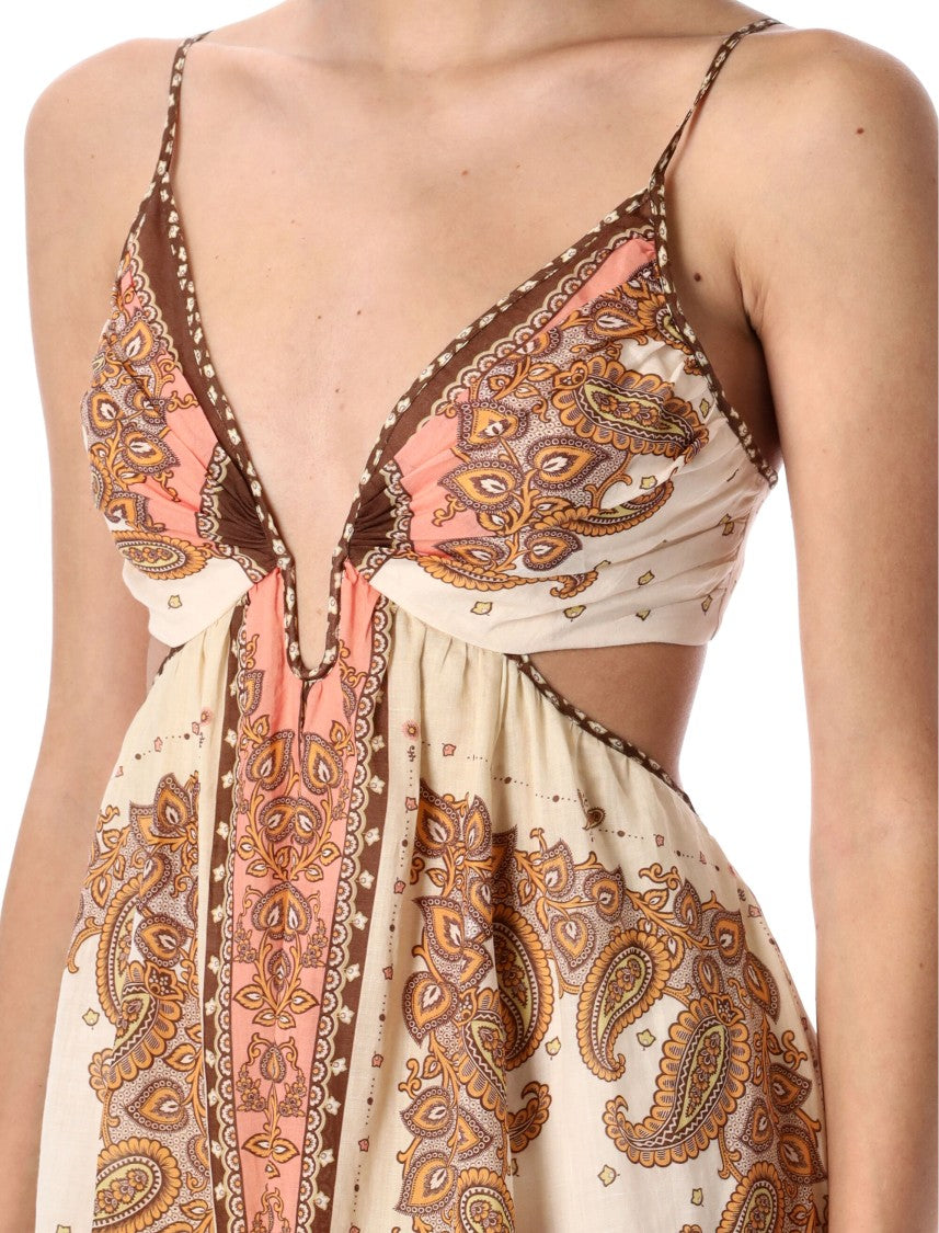 Zimmermann Maxine Plunge Maxi Dress