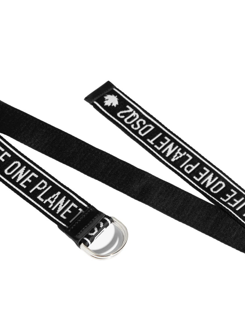 Dsquared2 Logo Industrial Tape Belt