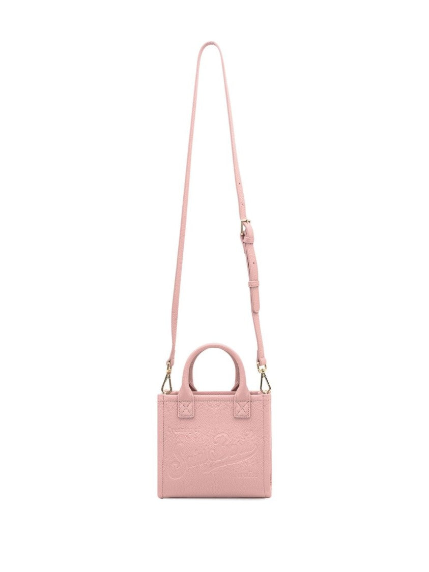 Mc2 Saint Barth Compact Rectangular Mini Vanity Bag With Gold-Tone Accents