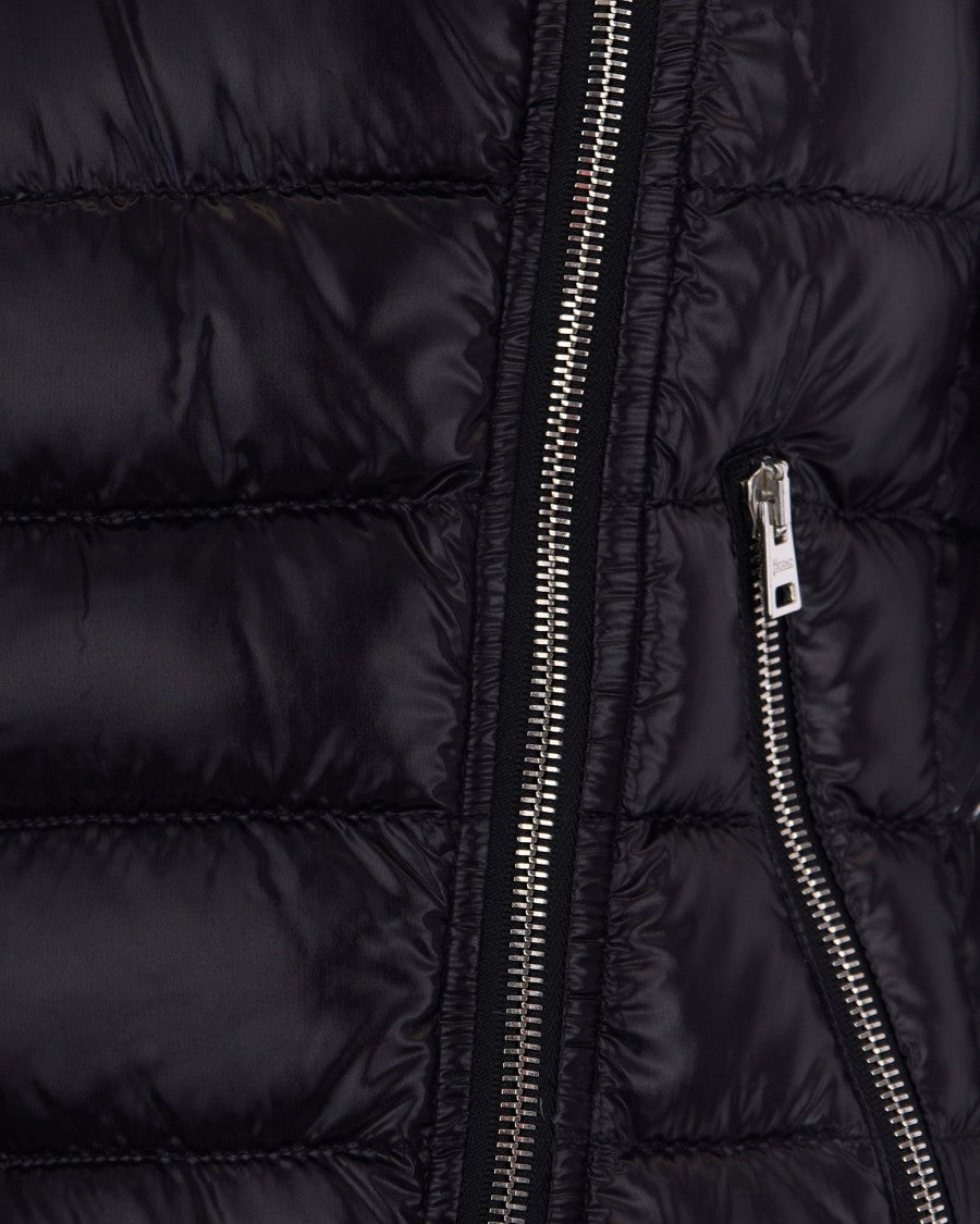 Herno Black Ultralight Nylon Bomber Jacket