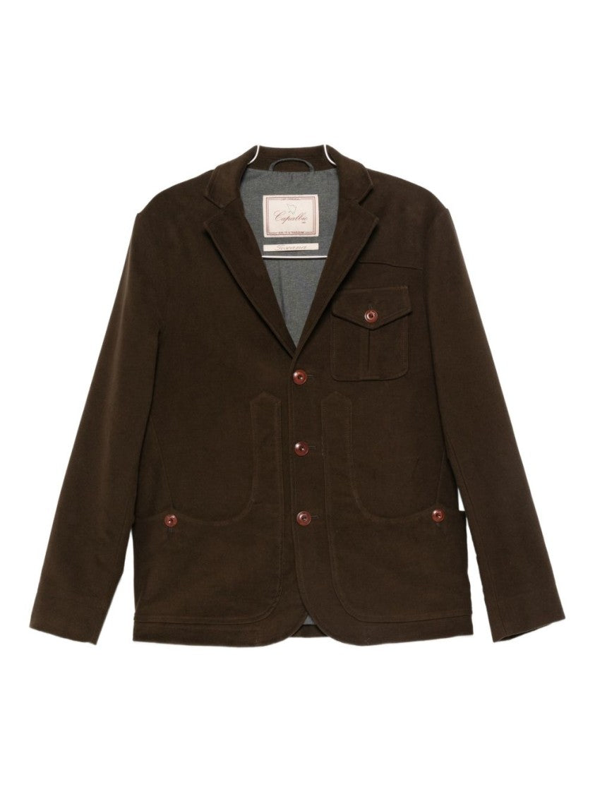 Capalbio Green Jacket With Tailored Design