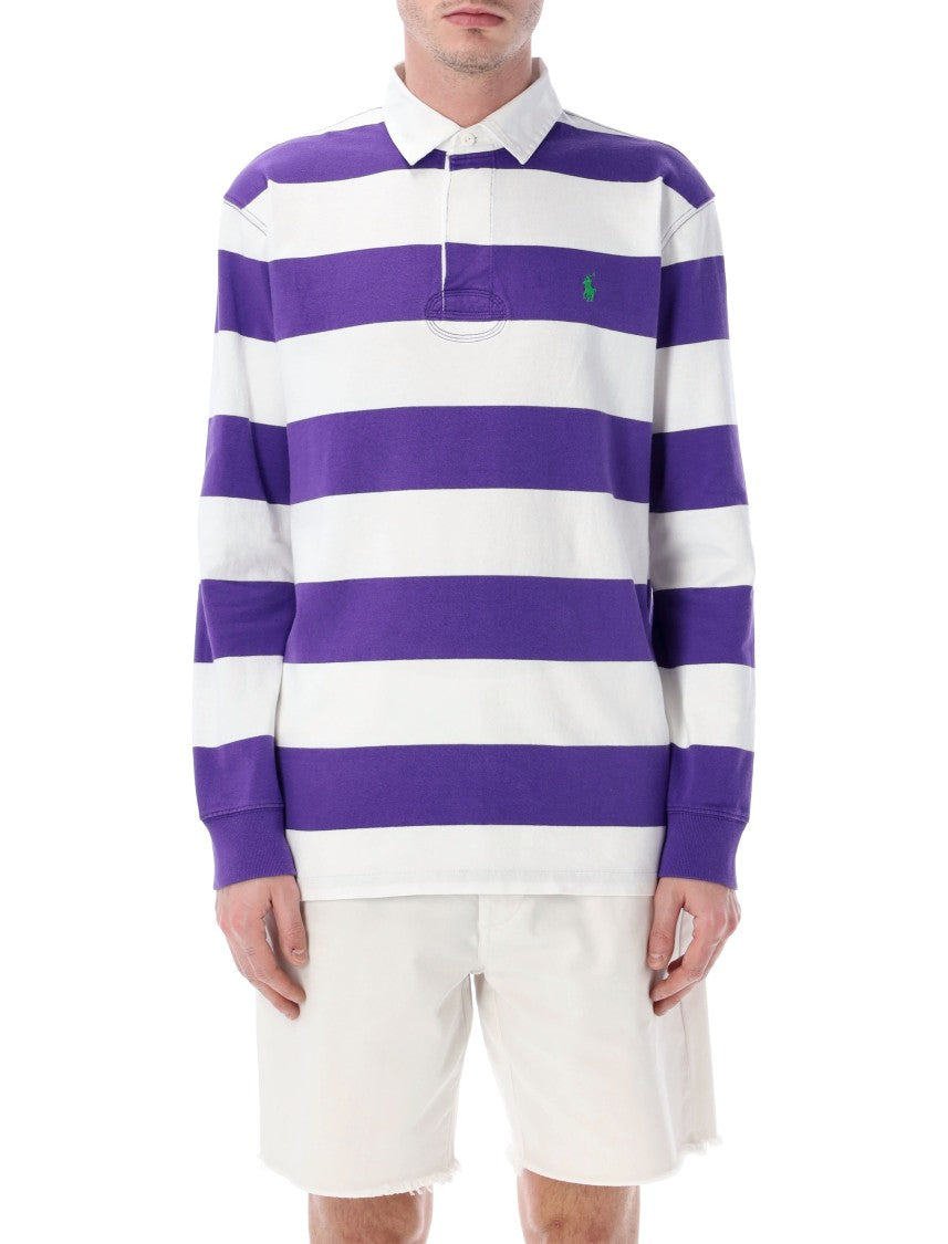 Polo Ralph Lauren Iconic Rugby Stripe Cotton Long Shirt