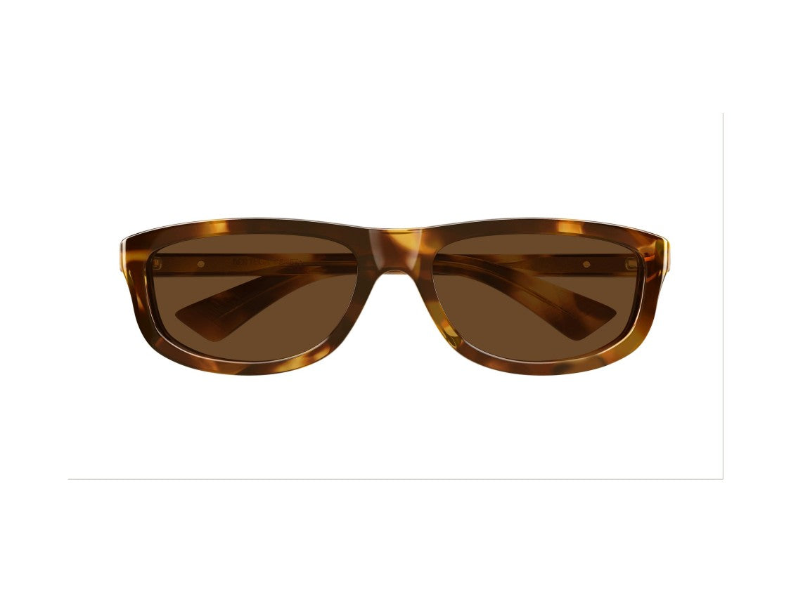 Bottega Veneta Gold Bv1327s Tortoiseshell Square Sunglasses