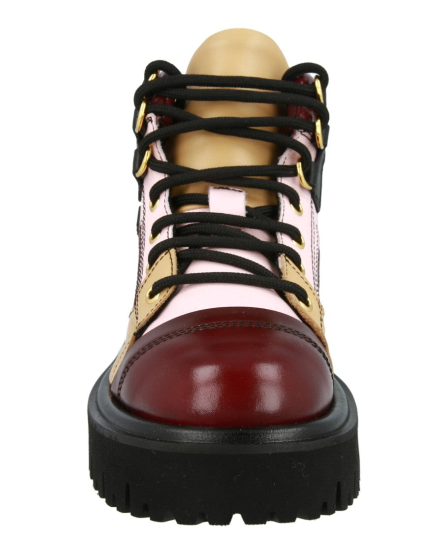 Moschino Colorblock Ankle Boots