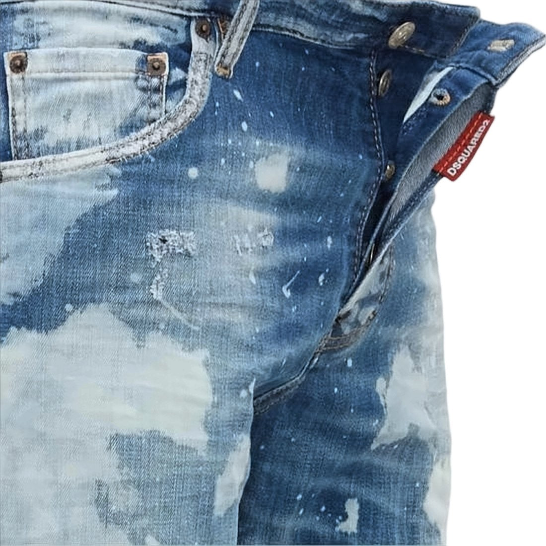 Dsquared2 Slim Fit Distressed Denim Pants