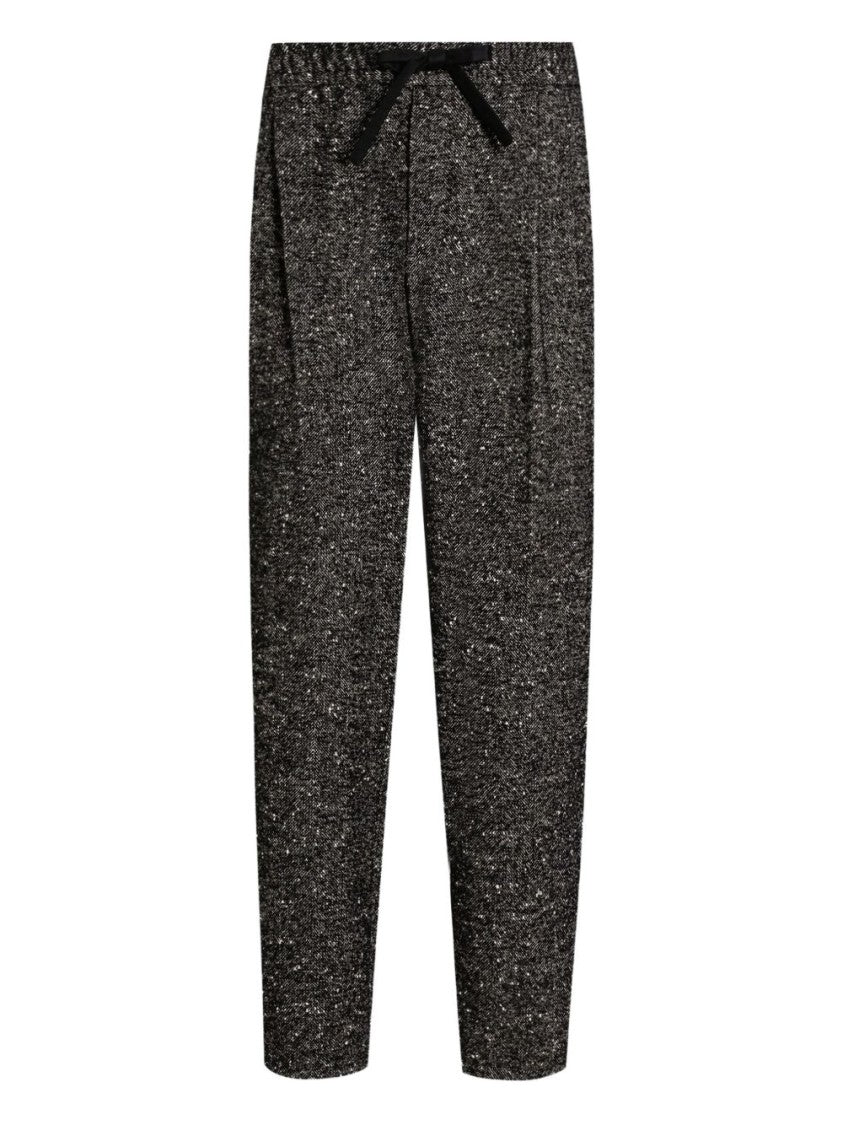 Dolce & Gabbana Textured Dark Grey Jogging Trousers