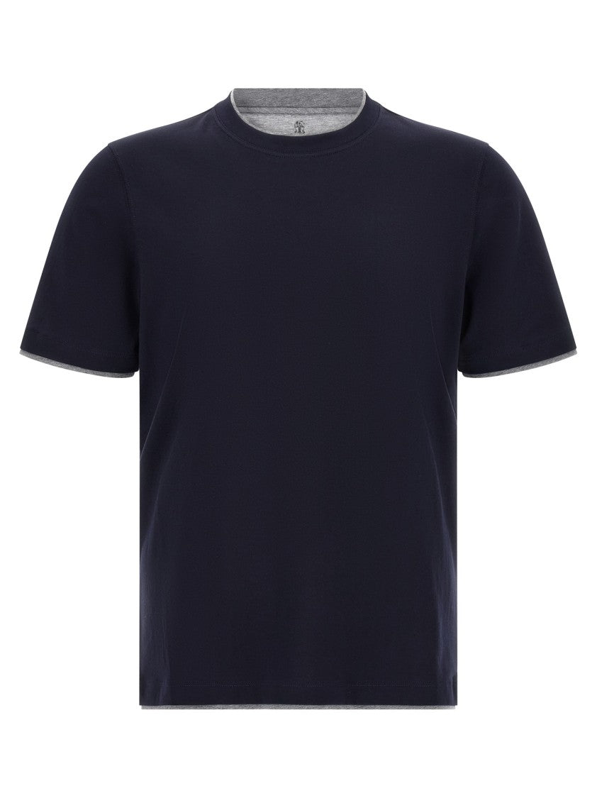 Brunello Cucinelli Double Layer T-Shirt