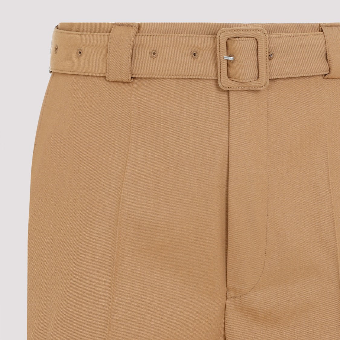 Dries Van Noten Paulson Camel Polyester Pants