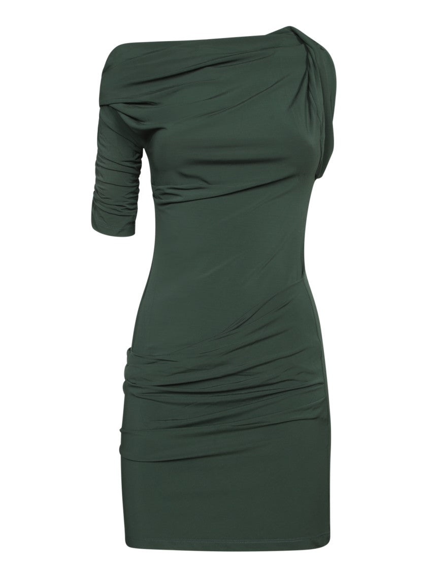 Jacquemus Green Dress With Wrap Design