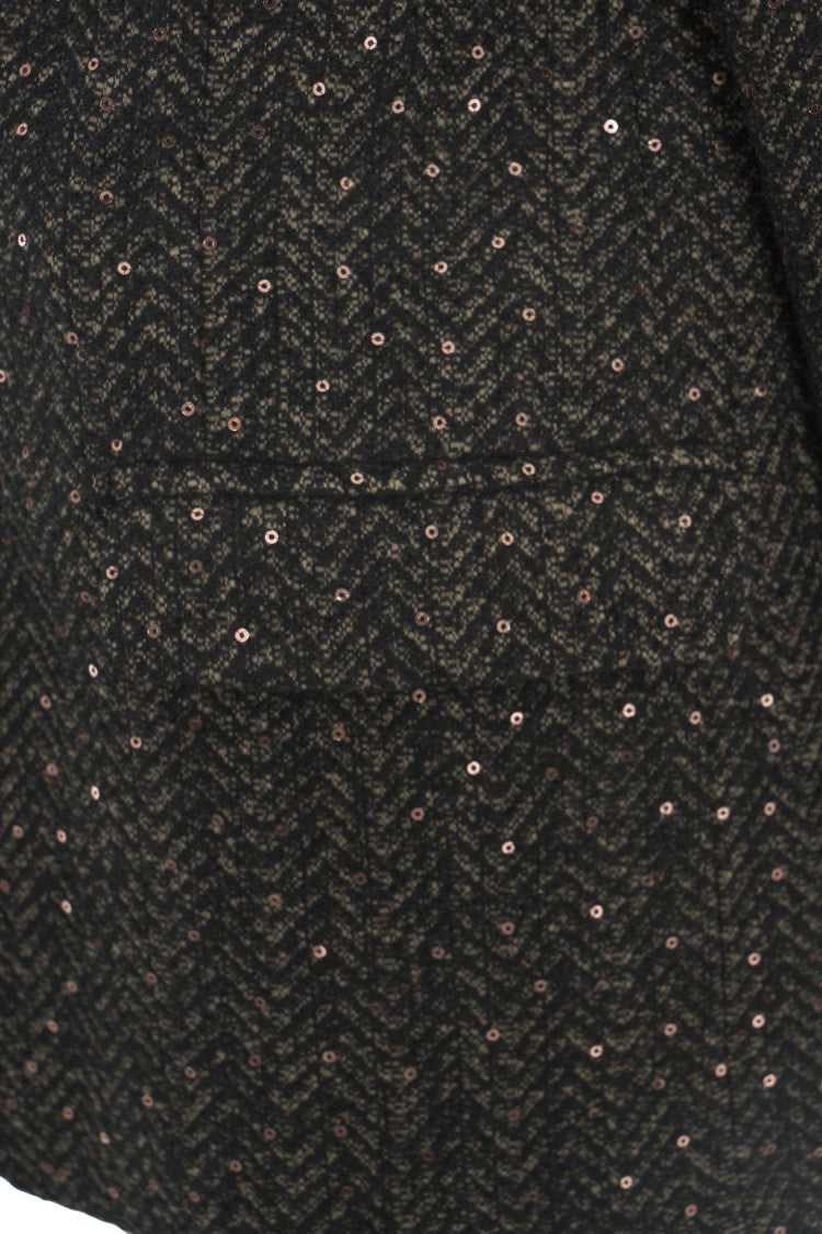 Kaos Sequined Blazer With Brooch