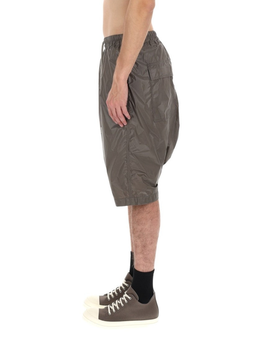 Drkshdw By Rick Owens Drawstring Pods Dropped Shorts
