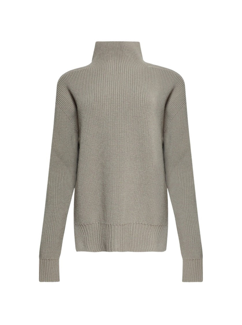Rick Owens Fisherman Tabard Knitted Sweater Dust