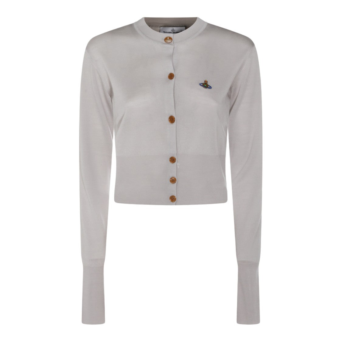Vivienne Westwood Cropped Long-Sleeved Cardigan With Button-Down Front